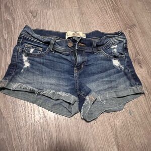 Hollister Blue Denim Women's Shorts